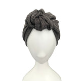 Warm Soft Knit Jersey Autumn Front Knot Turban Hat
