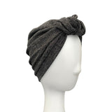 Warm Soft Knit Jersey Autumn Front Knot Turban Hat