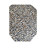 Leopard Print Silk Feeling Square Satin Scarf 70cm