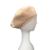 Beige 1930s Vintage Inspired Beret Hat