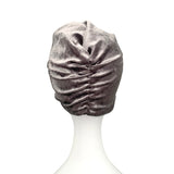 Brown Patterned Turban Head Wrap Hat for Women