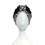 Burnt Orange Pleated Jersey Twisted Turban Head Wrap Hat