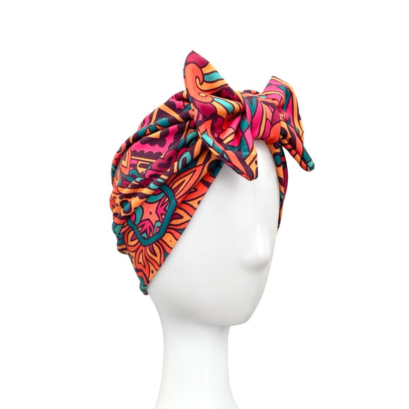Colourful Bow Fashion Head Wrap