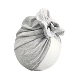Grey Newborn Baby Girl Hat Shower Gift