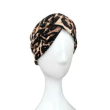 Leopard Twist Turban Headband For Women