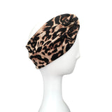 Leopard Twist Turban Headband For Women