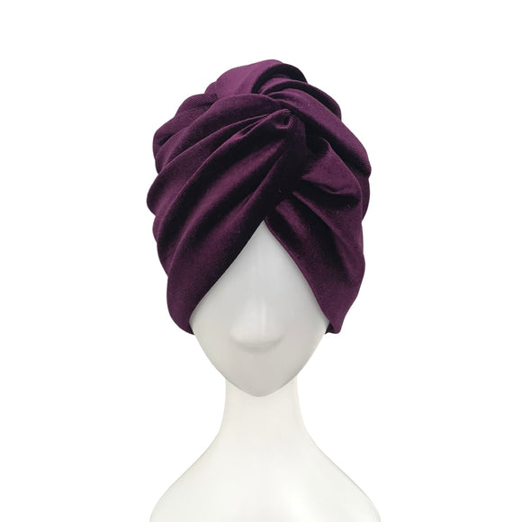 Colourful Thick Twisted Turban Hat for Women