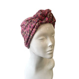 Wide Exercise Headband Extra Wide Pink Yoga Turban Head Wrap for Women