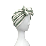 Striped Soft Pre-Tied Fashion Head Wrap