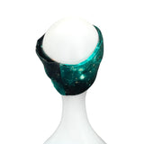 Green Celestial Star Print Turban Twist Headband