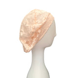Pink Retro Style Thin Lace Beret Hat for Women