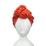 Burnt Orange Turban Head Wrap