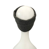 Smaller Size Charcoal Fleece Ear Warmer Headband