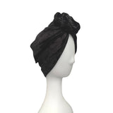 Black Velvet Knotted Hair Turban for Women