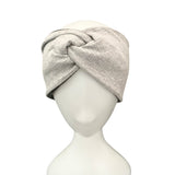 Grey Fleece Lined Women's Winter Headband