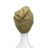 Olive Green Pre-Tied Women's Head Wrap