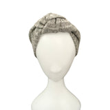 Grey Extra Wide Knit Jersey Adult Winter Headband 