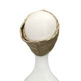 Gold Metallic Zig Zag Knit Turban Twist Headband