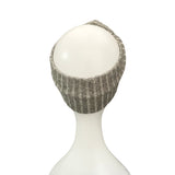 Grey Extra Wide Knit Jersey Adult Winter Headband 