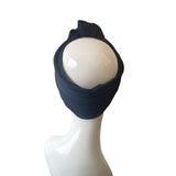 Navy Blue Headband Extra Wide Head Wrap for Women