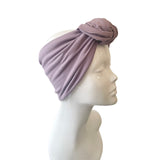 Dark Grey Warm Knit Jersey Winter Turban Twist Ear Warmer 