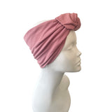 Dusty Pink Extra Wide Cotton Headband for Women