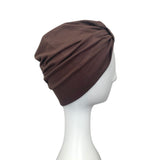 Brown Turban Style Hat for Women