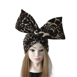 Leopard and Black Wired Headband