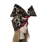 Leopard and Red Wired Headband
