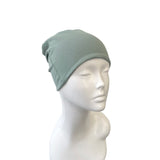 Twisted Ponytail Viscose Beanie Hat