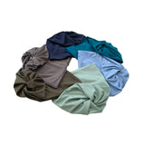 Twisted Ponytail Viscose Beanie Hat