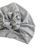 Gray headscarf with a knot on a white background ireland
