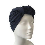 navy blue front knot turban ireland