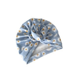 light blue daisy turban