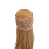 Beige lace headband