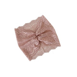 pale pink lace headband