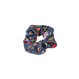 Floral patterned scrunchie on a white background