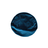 Blue velvet beret on a white background