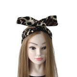Leopard and Black Wired Headband