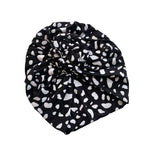 Black and White Chain Knot Turban