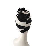 pleated turban hat