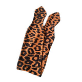Rust Leopard Self Tie Headband