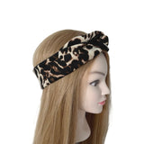 Leopard and Black Wired Headband