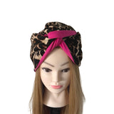 Leopard and Pink Wired Headband