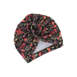 Floral patterned headscarf on a white background