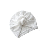 White lace headband on a white background