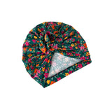 Floral patterned headscarf on a white background