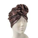 rose gold turban hat