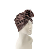rose gold turban hat