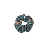 Floral patterned scrunchie on a white background